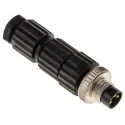 Hirschmann Circular Connector Cable Mount Plug Male 3 Contacts M8 Connector 60V 3A IP67 Polymer 933406100 ELST 3008 V