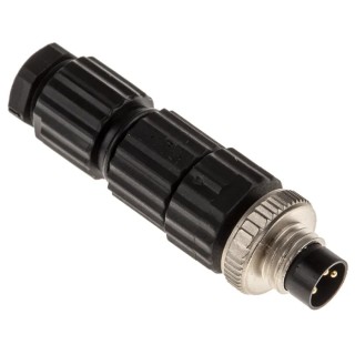 Hirschmann Circular Connector Cable Mount Plug Male 3 Contacts M8 Connector 60V 3A IP67 Polymer 933406100 ELST 3008 V
