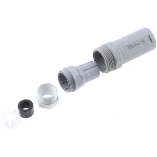 Hirschmann DIN Socket 7 Pole Straight M26 Cable Mount Connector 10A 250V AC/DC IP65 932273106 N6R DM