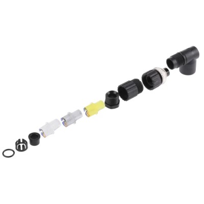 Hirschmann Circular Connector, 3 Contacts, Cable Mount, M8 Size, Plug, Male, IP67, E Series, 60V, 3A 933408100 ELWIST 3008 V