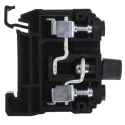 RS PRO Fused DIN Rail Terminal Black 0.5mm² to 10 mm² Screw Termination 400V 10A 501-837