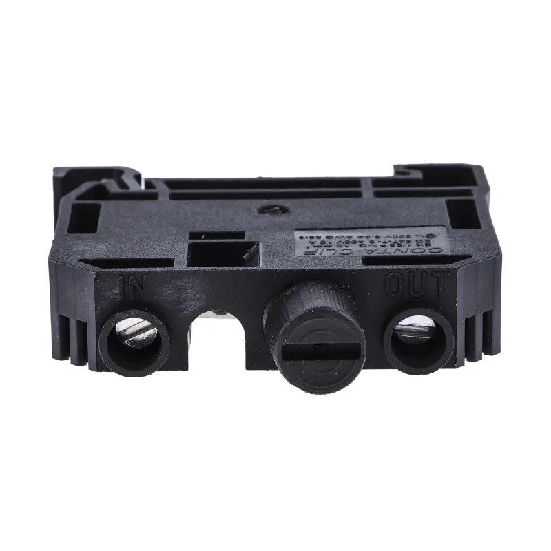 RS PRO Fused DIN Rail Terminal Black 0.5mm² to 10 mm² Screw Termination 400V 10A 501-837
