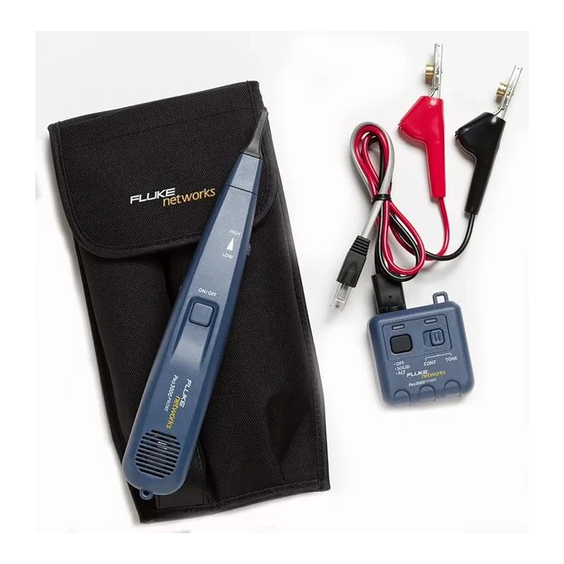 Fluke Networks Pro3000 Battery-Powered Tone Generator, 5 Tone, 1000 Hz Frequency Pro3000