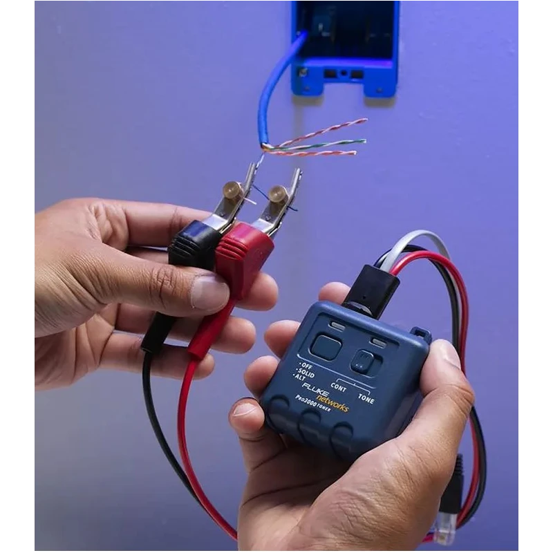Fluke Networks Pro3000 Battery-Powered Tone Generator, 5 Tone, 1000 Hz Frequency Pro3000