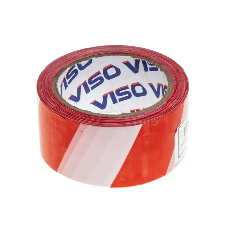 RS PRO High Density Polyethylene Red and White Barrier Tape 50mm x 100m 0.02mm Thickness 503-714
