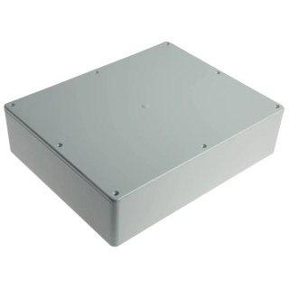 CAMDENBOSS 2000 Series Grey Grey Lid ABS Enclosure IP54, 64 mm x 250 mm x 200 mm BIM2009/19-GY/GY