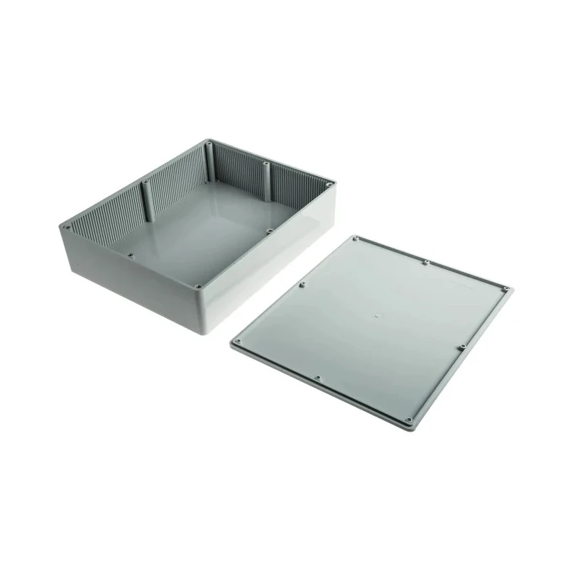 CAMDENBOSS 2000 Series Grey Grey Lid ABS Enclosure IP54, 64 mm x 250 mm x 200 mm BIM2009/19-GY/GY