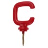 RS PRO Red Barrier and Stanchion Hook Polypropylene Model 503-782