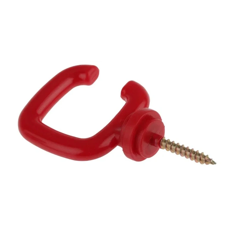 RS PRO Red Barrier and Stanchion Hook Polypropylene Model 503-782
