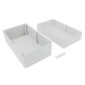 CAMDENBOSS 2000 Series Grey Grey Lid ABS Enclosure IP54 Protection 60 mm x 120 mm x 65 mm BIM2004/24-GY/GY