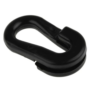 RS PRO Polypropylene Black, Red Barrier & Stanchion Chain Link 8mm Diameter 503-792