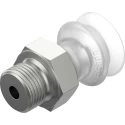 Festo 15 mm Silicone Suction Cup with G 1/8 Vacuum Port, 8.5N Holding Force VASB-15-1/8-SI-B