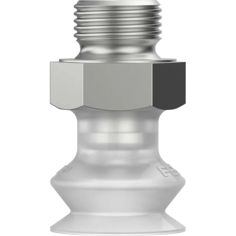 Festo 15 mm Silicone Suction Cup with G 1/8 Vacuum Port, 8.5N Holding Force VASB-15-1/8-SI-B