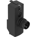 Festo VAVE series 1 station Metric Sub-Base for use with Valves with F solenoid coils VAVE-L1-1VR8-LP