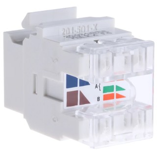 Molex CES RJ45 Jack Cat5e 8 Port UTP Shielding KSJ-00032-02