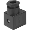 Festo Angled Plug Socket Female 3 Pole 16A 300V AC 250V DC IP65 Screw Termination MSSD-C