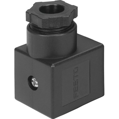 Festo Angled Plug Socket Female 3 Pole 16A 300V AC 250V DC IP65 Screw Termination MSSD-C