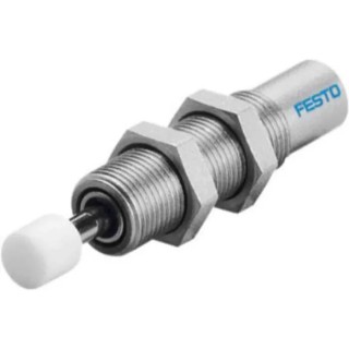 Festo Compact Mechanical Shock Absorber M12 x 1 Thread Size, 46 mm Body Length, 8 mm Stroke Length, 62.3 mm YSR-8-8-C