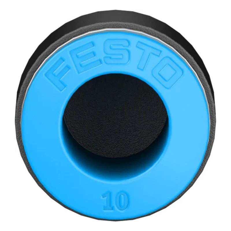 Festo QS Series Polybutylene Terephthalate Tubing Cap 10 mm Pneumatic Port QSC-10