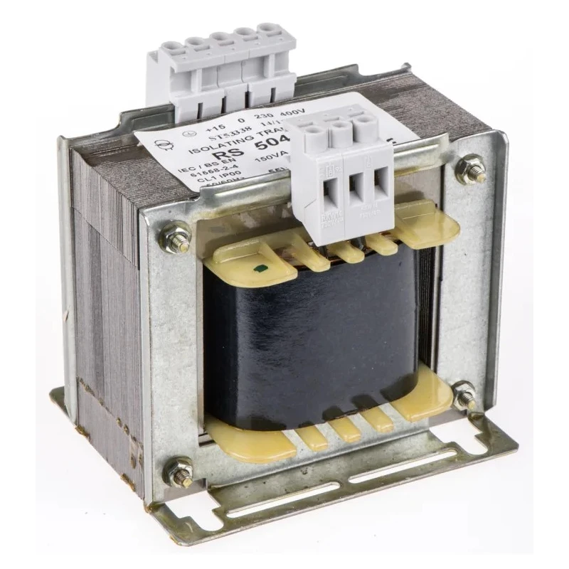 RS PRO 1 Output 150 VA Isolation Transformer 55 – 0 - 55V AC, IEC61558-2-4 504-155