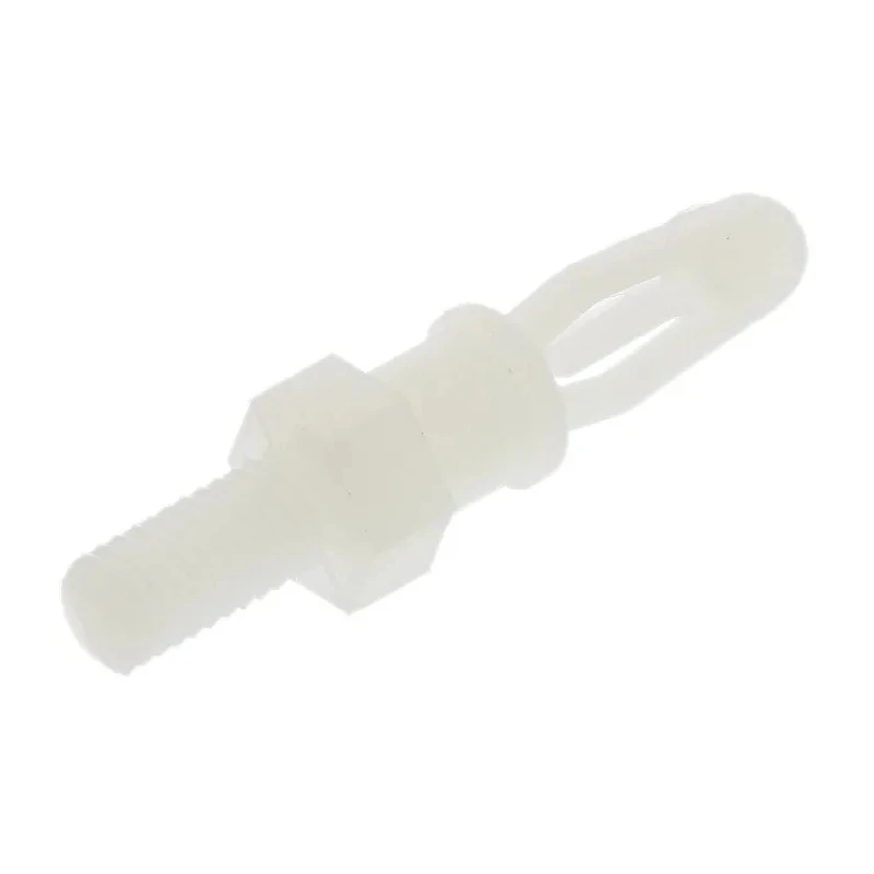 Essentra Nylon PCB Spacer Studded Fixing Spacer M3 Thread Size, 3.18 mm PCB Hole, 6.4 mm Stud Length MSCBSM-M3-04-01