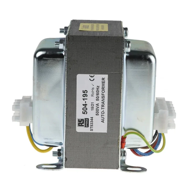 RS PRO Enclosed 500 VA Auto-Transformer, 240 V ac Primary, 115 V ac Secondary 504-195