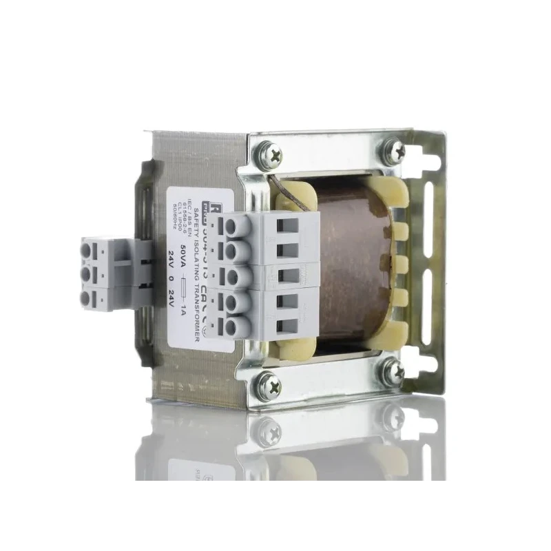 RS PRO Isolation Transformer 1 Output 50 VA, 24 - 0 - 24V AC, IEC61558-2-4 504-313