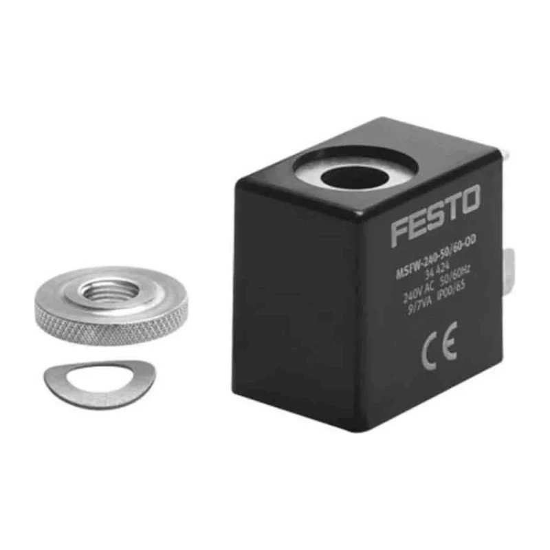 Festo Replacement Solenoid Valve Coil MSFW-230-50/60-OD 230V AC Industrial Automation Germany