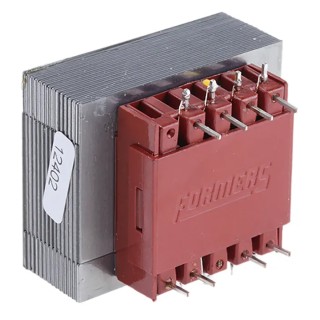 RS PRO 6 to 15 V AC 2 Output Through Hole PCB Transformer, 20VA Power, 230 V Primary, Flame Retardant, Thermal Fuse 504-410