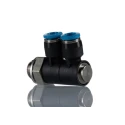 Festo Polybutylene Pneumatic Fitting, 6 mm Tube Connector, Male Thread G, QSLV2-G1/4-6