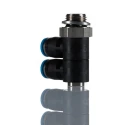 Festo Polybutylene Pneumatic Fitting, 6 mm Tube Connector, Male Thread G, QSLV2-G1/4-6