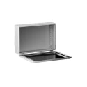 Rittal KX Series Steel Wall Box with IP65 Transparent Door, 300mm x 400mm x 155mm IP65
