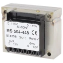 RS PRO 24 V ac 2 Output Through Hole PCB Transformer Dual Primary Winding ASNZS 61558..6 504-448