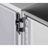 Rittal Enclosure Accessory Hinge Die Cast Zinc 180° Opening Angle AX 2449010