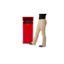 Rubbermaid Commercial Products Defenders 49L Red Pedal Galvanised Steel Waste Bin FGST24EPLRD