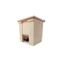 Rubbermaid Commercial Products Legacy Step-On Pedal Plastic Waste Bin Beige 30L FG614300BEIG