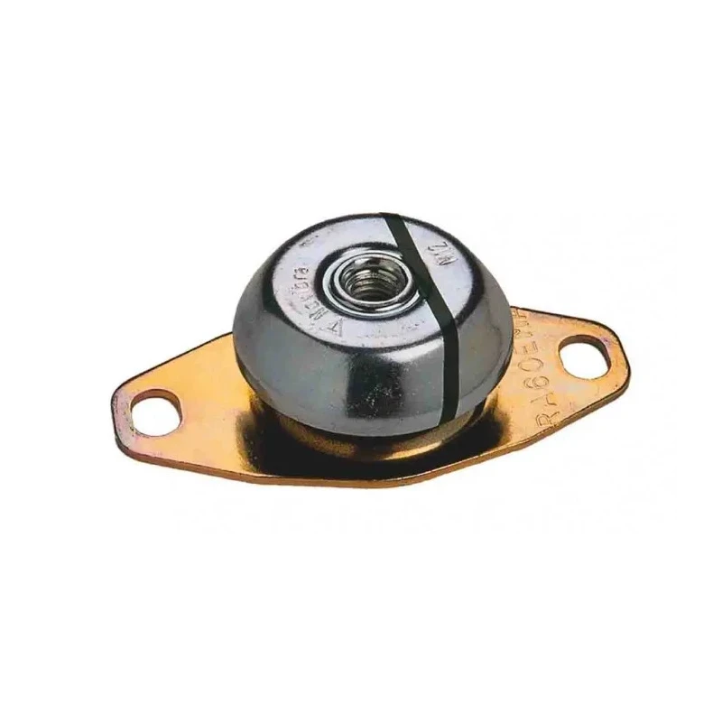 Trelleborg Round M16 Anti-Vibration Mount with 400 kg Compression Load, 16mm Bore, 110 mm OD, 42 mm Height 10-00115