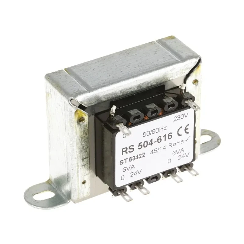 RS PRO 2 Output 12 VA Chassis Mount Transformer, 24 V ac, Double Section Bobbin, Clamp Construction, IECBSEN 615581 504-616