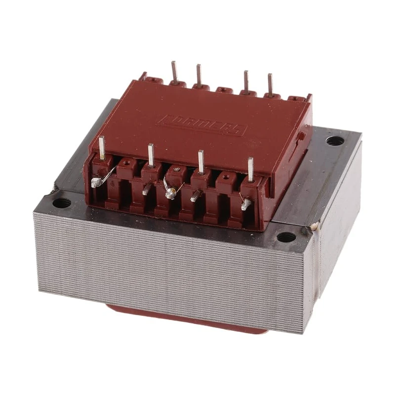 RS PRO 6 to 15 V ac 2 Output Through Hole PCB Transformer 230 V ac Primary 20VA Power 60x54x30.42mm Poland 504-729