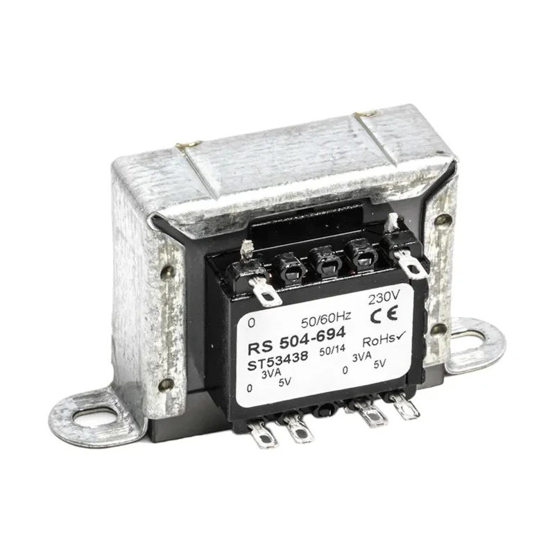 RS PRO 2 Output 6 VA Chassis Mount Transformer 5 V AC, IEC 61558-2-6 504-694