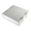 RS PRO Grey ABS Desktop Enclosure with PCB Mounting 250 mm x 75 mm x 275 mm 504-748