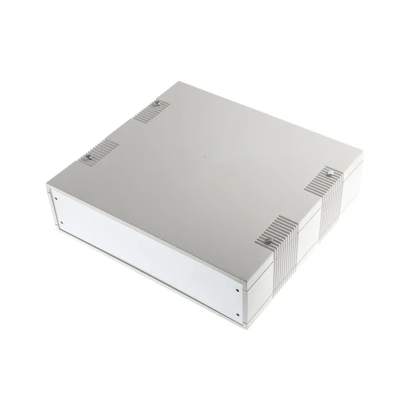 RS PRO Grey ABS Desktop Enclosure with PCB Mounting 250 mm x 75 mm x 275 mm 504-748