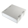 RS PRO Grey ABS Desktop Enclosure with PCB Mounting 250 mm x 75 mm x 275 mm 504-748