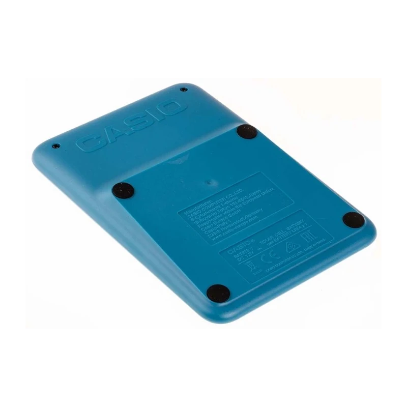 Casio Desktop Battery Powered Calculator Blue 12 Digit BIG-Display MS-20UC MS-20UC-