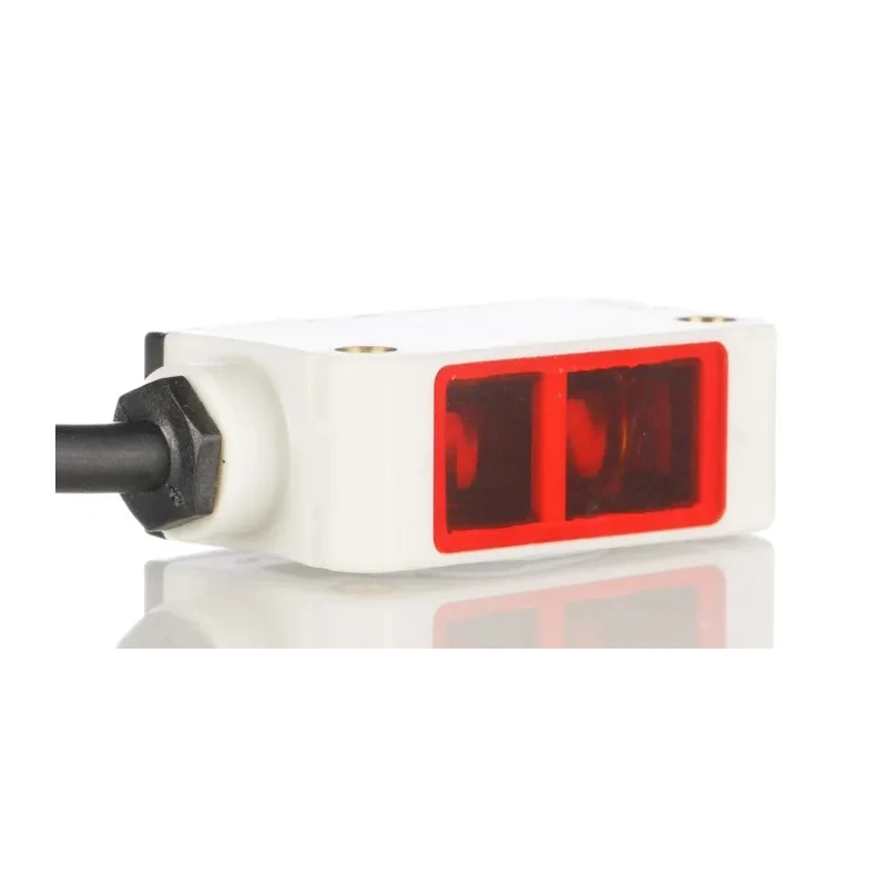 RS PRO Diffuse Reflection Block Photoelectric Sensor, Red Light, 0.3 m Detection Range, NPN NO/NC Output, Cable IP67