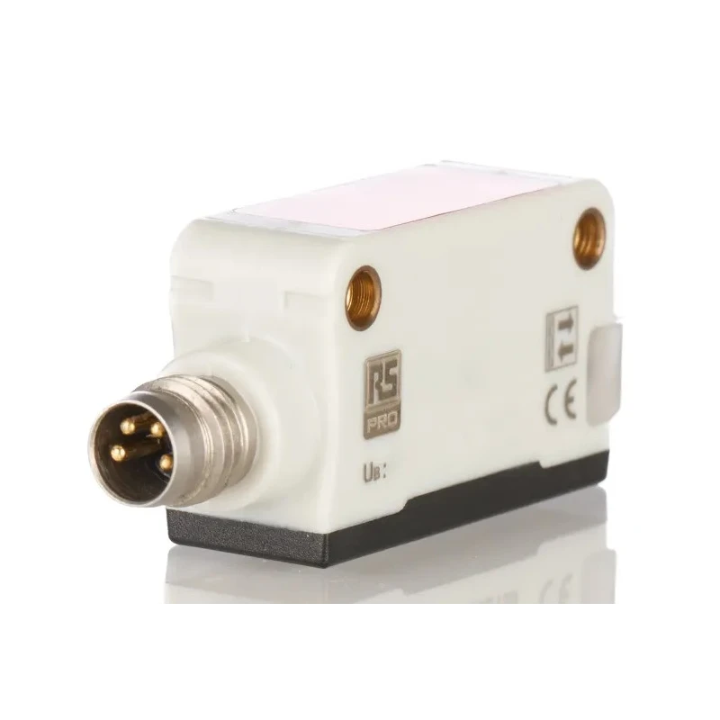 RS PRO Diffuse Reflection Photoelectric Sensor Block Style 0.3 m Detection Range NPN NO/NC Output IP67 IP Rated IP67