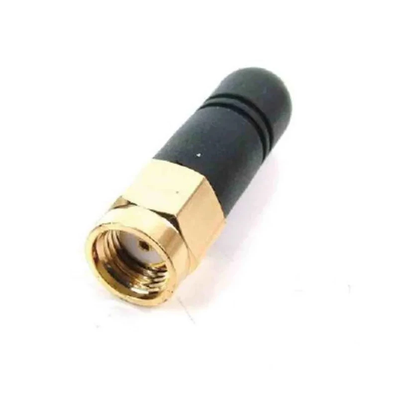 Siretta Stubby WiFi and Bluetooth (BLE) Antenna with SMA Male Connector, 2.4GHz DELTA20/X/SMAM/RP/S/35