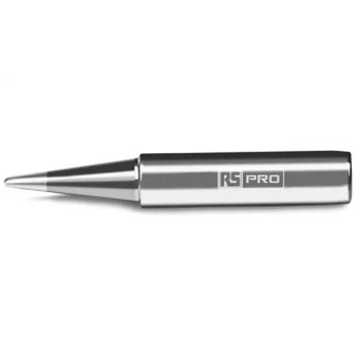 RS PRO 0.5 mm Straight Conical Soldering Iron Tip for use with RS PRO Soldering Irons & Stations 202-4523