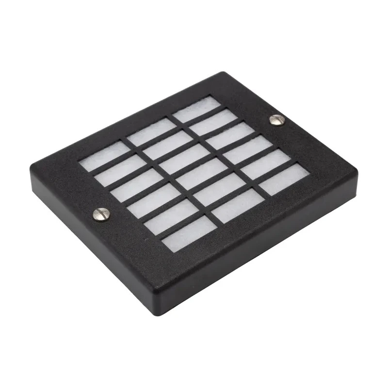 ebm-papst PMFA Series Matt Black Steel Frame Fan Filter for 92 mm Fans, 125x105x17.5 mm PMFA90