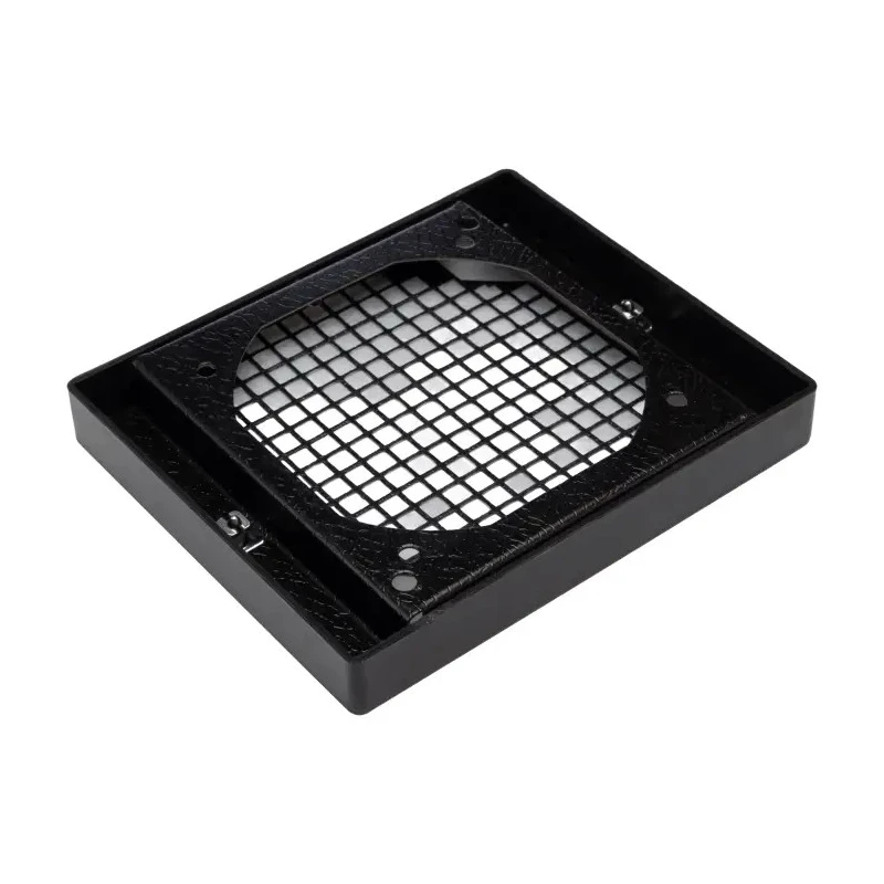 ebm-papst PMFA Series Matt Black Steel Frame Fan Filter for 92 mm Fans, 125x105x17.5 mm PMFA90